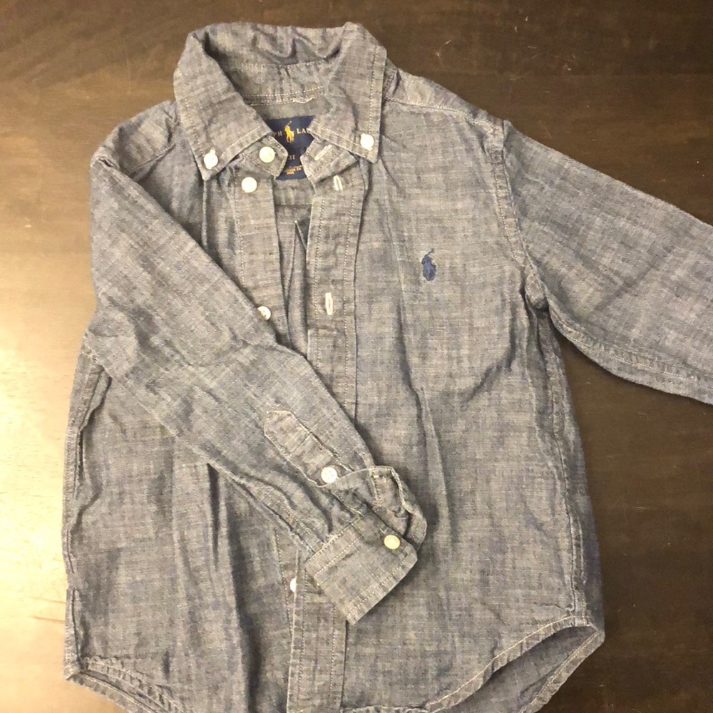 Kids denim shirt, 3t
